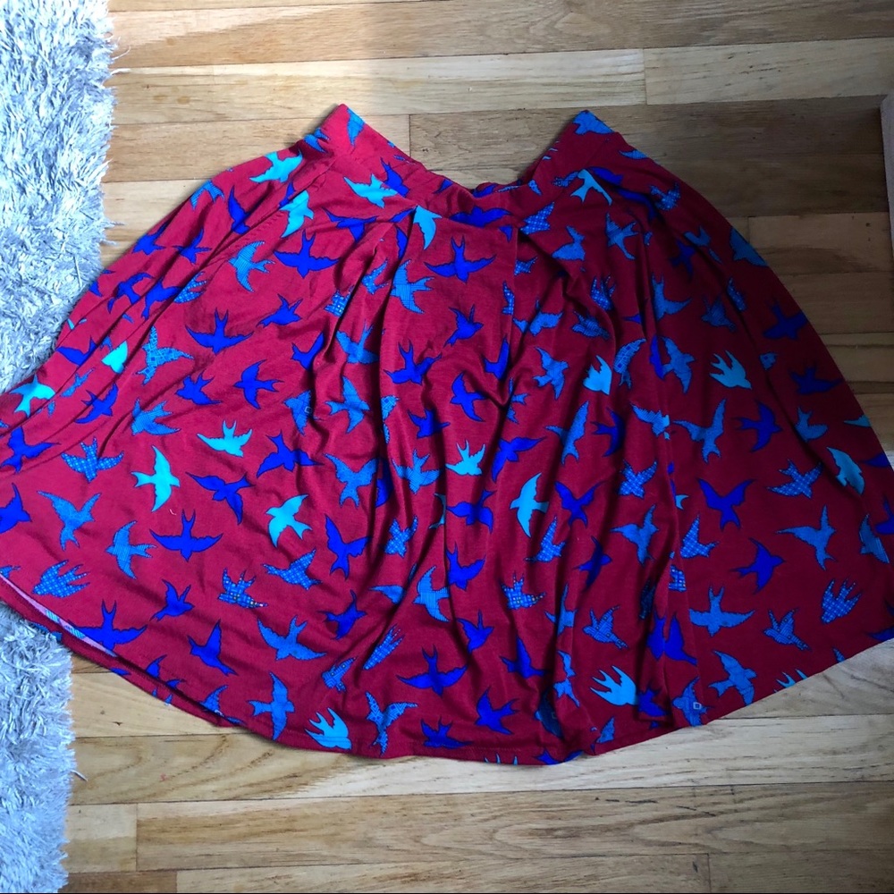 LulaRoe Madison with Bird Pattern